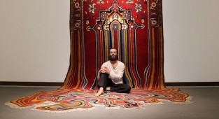 Бакинский мастер Фаиг Ахмед и его волшебные ковры (12 фото)