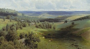 Замечательные пейзажи Сергеева Николая Александровича (1855-1919)