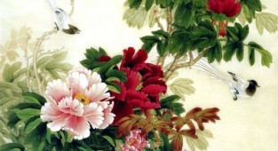 Clipart – Flowers from Chinese painting (73 photos)