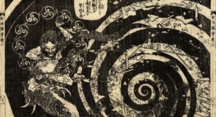 Репродукции гравюр и рисунков Кацусика Хокусай (143 работ) (2 часть)