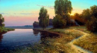 Куточки російської природи, художник В'ячеслав Хабіров (17 фото)