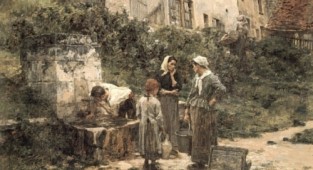 Художник Leon-Augustin Lhermitte (1844-1925) (67 робіт)