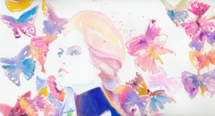 Watercolour fashion Illustration by Cate Parr (149 робіт)