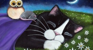 Cute cats by Lisa Marie Robinson (28 works)
