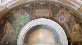 Frescoes from the Library of Congress. Part 6. Henry Oliver Walker (1843-1929) (8 works)