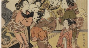 Artworks by Suzuki Harunobu (1724-1770) (690 работ) (2 часть)