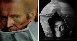 68-year-old actor Willem Dafoe spread fire in a cool new photo shoot (17 photos)