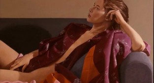 Erotic female portraits by artist Ron Schwerin (24 works)