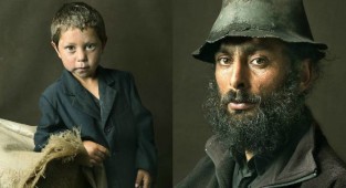 Пронзительные портреты пиренейских цыган в стиле старинных картин (10 фото)