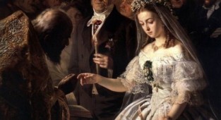 «Неравный брак» Василия Пукирева - картина, на которую не советуют смотреть женихам в возрасте (8 фото)