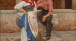 Італійський художник Luigi Pastega (Venice, 1858-1927) (25 робіт)