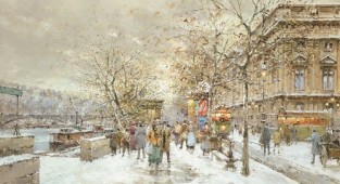 Прогулянки Парижем - Antoine Blanchard (291 робіт)