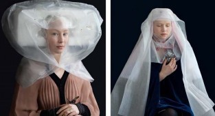 Художница создает из упаковки костюмы в стиле эпохи Возрождения (10 фото)