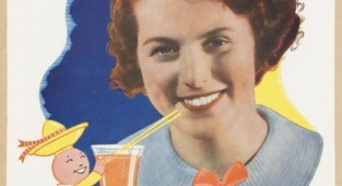 Advertising of soft drinks (vintage, retro) (107 photos)