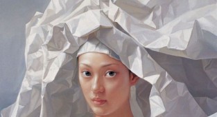 Chinese artist Zeng Chuanxing - "Paper Brides" (25 works)