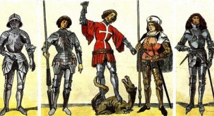 Costume history: Knights (17 works)