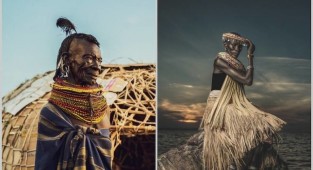 11 фото о том, как живет народ нилотов в Кении (12 фото)