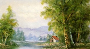 Landscape paintings by famous artists (22 works)