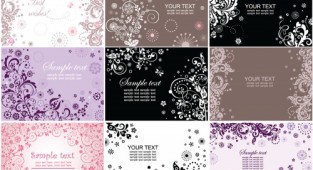 Floral greeting cards (5 фото)