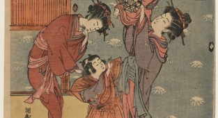 Artworks by Isoda Koryusai (1735 - бл.1790) (583 робіт) (2 частина)