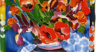 A selection of paintings by famous artists - Bouquets of flowers, still life (51 works)