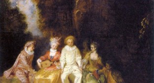 Paintings by the French artist Jean Antoine Watteau (59 works)