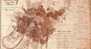Maps of Moscow from 1807 to 1935 (16 photos)