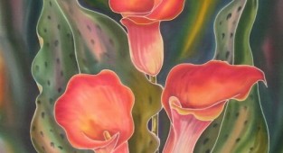 Batik. Flowers (part 3) (66 works)