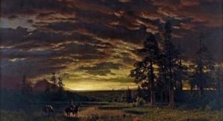 Paintings by Albert Bierstadt (10 photos)