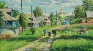 Native land. Artist Oleg Pyatin (25 photos)
