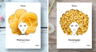 Creative packaging design for pasta (6 photos)