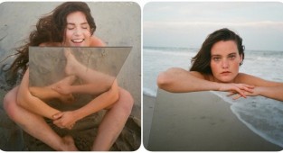 Неоднозначные работы фотографа, балующегося с зеркалами и девушками, сбивают с толку (10 фото)