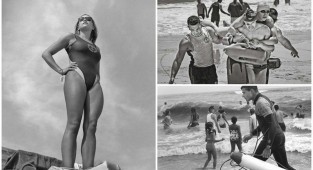 Нью-йоркский фотограф документировал трудовые будни пляжных спасателей в течение 25 лет (10 фото)