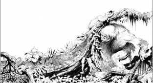 Чорно білі ілюстрації Френка Фразети (89 робіт)