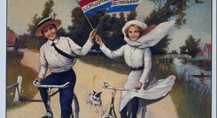 History of the bicycle in posters. Part 2 (28 posters)