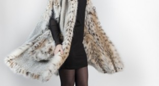 Photoshoot of fur outfits from Elena Yarmak (17 photos)