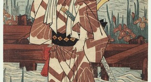 Японский художник Toyokuni Kunisada (1786 - 1864) (96 работ)