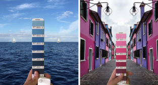 Італійський графічний дизайнер знаходить палітри кольорів у природних пейзажах та містах (33 фото)