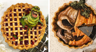 29 страшно прекрасных пирогов к Хэллоуину (30 фото)