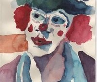 Artist Miles Baker clown artist (381 works)