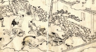 Гравюри Утагава Куніосі. Самураї (34 робіт)