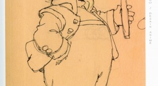 Miyazaki-Moebius Exhibition Catalogue (103 работ)