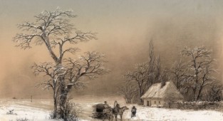 Winter in paintings by Russian artists (98 works)