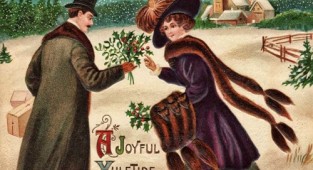 Christmas and New Year 5 - old postcards XX century | Christmas and New Year 5 - Postcards of the 20th century (306 photos)