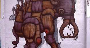 Вуличний художник з Мексики Сего (Sego) (38 робіт)