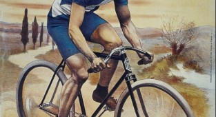 Історія велосипеда у плакатах (25 фото)