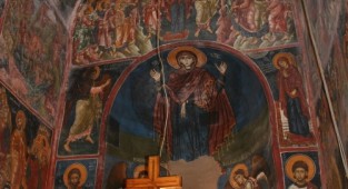 Сербія (7 Частина). Фрески церкви св.Миколая у Прилепі 12-13 ст. (Македонія) (445 робіт)