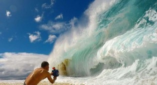 Вот как фотографы снимают гигантские волны на пляже (5 фото)