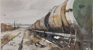 Нарисованное железнодорожье (30 фото)