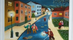 Міхай Даскалу – сучасний румунський художник-наївіст (24 робіт)